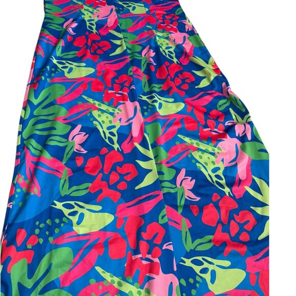 Katherine Way Charleston Maxi Dress Packable Multicolored Size Small - Picture 6 of 13
